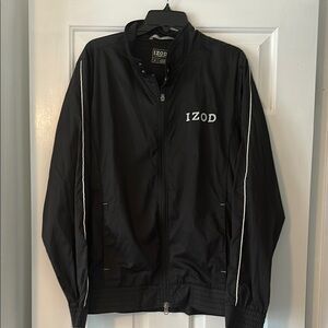 IZOD Men's Black Golf Jacket